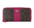 Coach Signature Accordion Wallet, front view